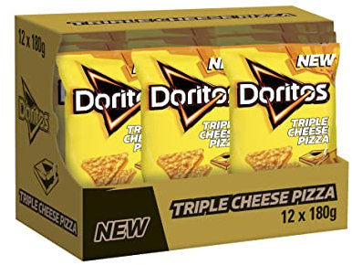 Doritos Triple Cheese Pizza Sharing Tortilla Chips Crisps 180g