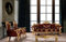 JV Möbel Garnitur Sofas Sessel Sofagarnitur 3+1+1 Sitzer Luxus Stoff Wohnzimmer Barock