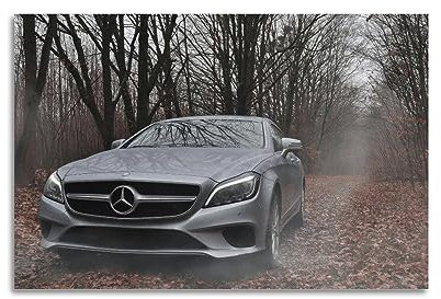 KTIN Luxus-Auto-Poster AMG CLS 63 S C218 Sportwagen-Poster, dekoratives Gemälde, Leinwand, Wandposter und Kunstdruck, modernes Familienschlafzimmer-Dekor-Poster, 50 x 75 cm
