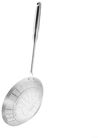 Colino in Acciaio, schiumarola, schiumarola, setaccio a Rete, Cucchiaio filtrante per Olio, frittura e Noodle (M)