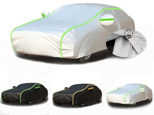 Autoabdeckung Outdoor Für Trabant P 601, Autoplane Wasserdicht, Hagelschutzplane Auto, Auto Abdeckplane Atmungsaktiv, Autogarage Abdeckung, Hohe Elastizität Und Weichheit (Color : 3, Size : with cot