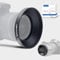 77mm Universal Metal Lens Hood,Wide Angle Lens Hood Compatible All 77mm Brands Camera Lens(and Easy to Install and Remove) 1pcs 77mm Lens Cap