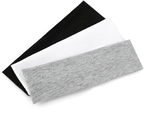 Elastische Sport Stirnbänder Schweiß Wicking rutschfeste Haarbänder Stretchy Baumwolle Stirnband Weiches Dünn Kopfbänder für Training Yoga Laufen Sport Fitness