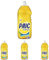 PAIC - Liquide Vaisselle Paic Citron Super Dégraissant - Nettoie - Dégraisse - Élimine les mauvaises odeurs - 1.5L (Lot de 4)