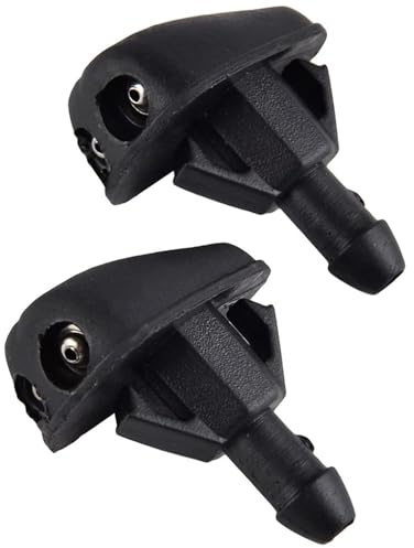 2 Pack Car Windshield Washer Wiper Water Jet Spray Nozzle - Windscreen Washer Jets, Car Windshield Spray Nozzle Sprayer for Clear Visibility and Efficient Cleaning