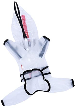 FONDOTIN Rain Outfit for Dog Dog Raincoat Harness and Lightweight Design for Weather Protection