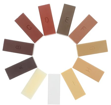 DIYEAH 11stücke Teiliges Laminat Reparaturset Mit Farben Wachspaste Für Holzböden Kratzfester Schnell Trocknender Holzpflegelack Zur Möbel Fußbodenreparatur Einfache Anwendung Langlebiger