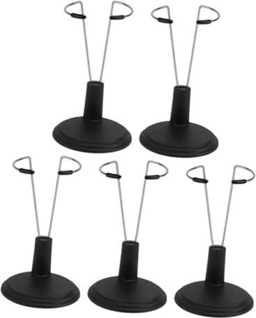 NOLITOY Puppen Leuchtstabhalter Schwarz aus PVC und Eisen, 5 Stück-pack | Leichte Montage, Stabile Stütze, Tragbar und Platzsparend, für Camping und Ausstellungsstücke