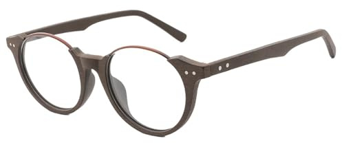 UJNHGQ Herren Damen Holzbrille Holzrahmen Sonnenbrille,c19,1