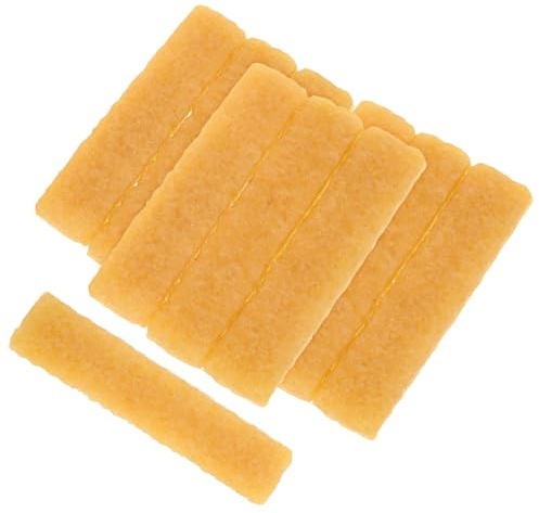 TOVINANNA Glue on Cleaning Yellow Rubber 10pcs Eraser Suede for Shoe and, Portable Cleaner Gentle Velvet Sneaker Delicate Fabrics, for Cleaning Clothes and Bags