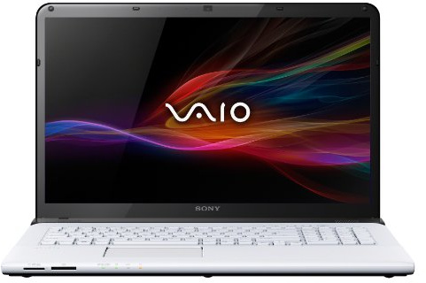 Sony VAIO SVE1713G4EW 43,9 cm (17,3 Zoll) Notebook (Intel Core i5 3230M, 2,6GHz, 8GB RAM, 750GB HDD, AMD HD 7650M (2GB), Blu-ray, Win 8) weiß