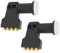 ARLI 2X Universal Octo LNB 0.1 dB – 8 Teilnehmer mit Wetterschutz 40 mm Feed HDTV 4K 8K DVB-S2