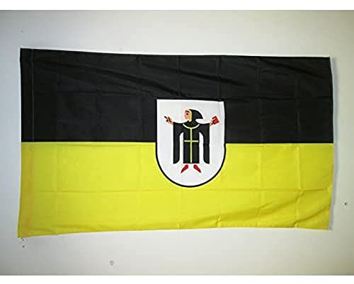 AZ FLAG - Flagge München - 90x60 cm - München Fahne 60 x 90 Cm Scheide Für Mast - Flaggen