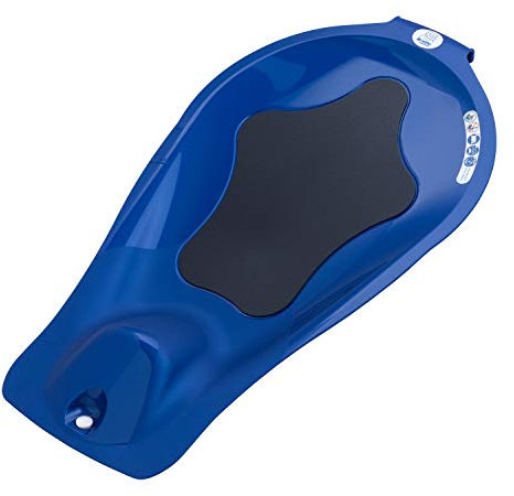 Rotho Babydesign Badewanneneinsatz, Mit Antirutschtmatte, 0-6 Monate, TOP/TOP Xtra, Royal Blue Pearl (Dunkelblau), 205030265