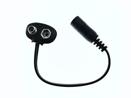 ProTechTrader 9v battery eliminator - convert 9-volt battery powered electronic devices to connect to a wall power adapter