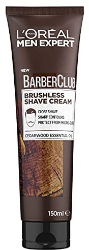 L'Oreal Men Expert Barber Club Precision Shave Down and Shape Cream, 150 ml