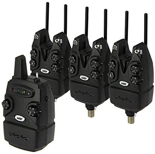 NGT Dynamic Alarm Set, 3 Bissanzeiger + Receiver in Case, Range 150m | Bissanzeiger