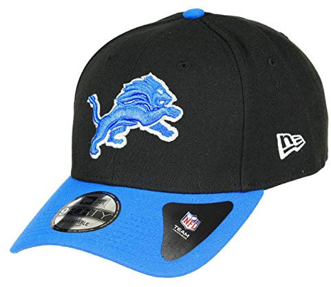 New Era Detroit Lions 9forty Adjustable Cap - NFL The League - Black/Blue - One-Size