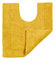 Allure Heavyweight Reversible Pedestal Toilet Mat, 100% Cotton, Super soft, Washable, Large Size 55cm x 55cm (Mustard)