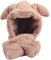 YEKEYI Winter Warme Beanie Pop Up Ohren Plüsch Hut Ohr Bewegen Springen Kaninchen Hut Bunny Cap für Frauen Mädchen, rose, 7-7 1/8