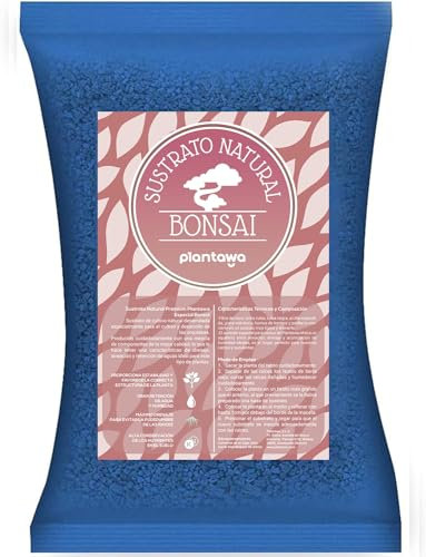 PLANTAWA Sustrato Premium Bonsai 100% Natural 5 litros, Sustrato para Plantas, Abono Natural para Flores, Abono Natural para Bonsai, Sustrato para Bonsai