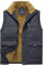 TACVASEN Work Gilet for Men Fleece Winter Body Warmer Outdoor Cargo Gilets Sleeveless Winter Jacket Coat Fleece Vests Dark Grey,XXL
