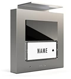 m-e ADV-1010 S Vistadoor Audio Außenstation für Türsprechanlage 1-Familienhaus ALU Silber