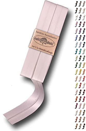 Sandras-Bastelladen Schrägband/Einfassband Satin gefalzt 2m x 20mm 747-Fresie