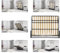 Wallbedking Horizontal (Quer) Doppelbett Classic Wandbett 140cm x 200cm (Klappbett, Schrankbett, Gästebett, Funktionsbett)