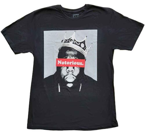 Biggie Smalls T Shirt Notorious Logo Official Mens Black L