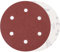 Lot de 20 disques abrasifs ronds à 6 trous - 225 mm - Pour ponceuse à cloison sèche - Ponceuse à long cou
