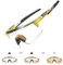 KAPVOE Selbsttönend Fahrradbrille Photochromatische UV400 Schutz Klar Sportsonnenbrille für Herren Damen Sport Radfahren MTB Radbrille Sportbrille Fahren Baseball Laufen Angeln Golf Gold 13