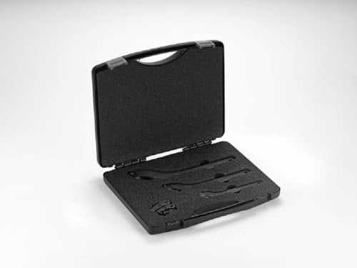 AMF Llaves de gancho articulado (llaves con nariz para tuercas ranuradas, juego de 35-155 mm, 6 piezas, incluye maletín DIN1804, DIN981, DIN1816, llave de gancho) 567414