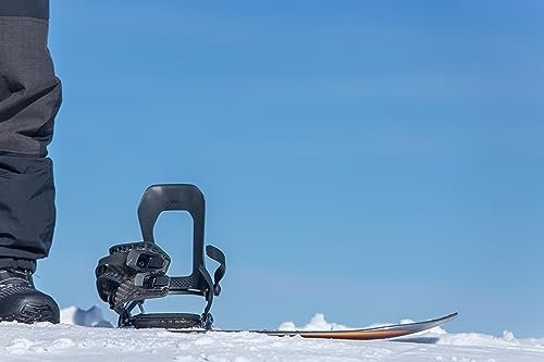 Bataleon Atom Asymwrap Snowboard Bindungen - 2024 Medium/Large | Schwarz