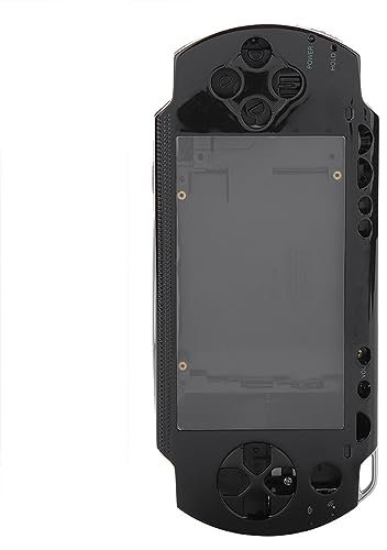 Gehäusedeckel-Ersatz, Komplettes Gehäusegehäuse mit Zubehör-Ki-Bu-Ons-Ki für 1000 Silber für Plays A-Ionen-Portable-Spielekonsolen (Black)