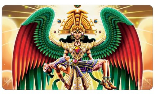 Ultra Pro - MTG The Lost Caverns of Ixalan Resplendent Angel Playmat for Magic: The Gathering Use as Oversize Mouse Pad, Desk Mat, Gaming Playmat, TCG Card Game Playmat, Protect Cards