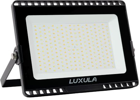 LUXULA LED Strahler außen CCT 100W, IP65, 120°, Flutlicht | wasserdicht IP65, CCT 3000K 4000K 6500K, IK06, 120°, Gartenstrahler, Hofstrahler, Baustrahler, Scheinwerfer
