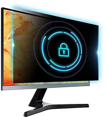 Kinmiee 22 Inch Computer Privacy Screen Filter for 22 16:10 Aspect Ratio Widescreen Computer Monitor, Anti Spy Anti-Glare Blue Light Blocking Screen Protector Film - WxH: 475mm x 298mm