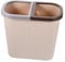 Cabilock Poubelle De Tri Poubelle De Bureau Double Face En Plastique