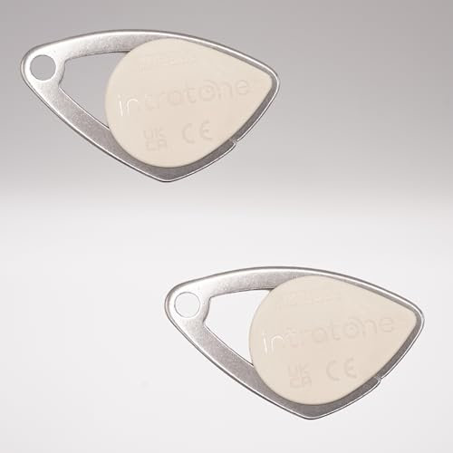 Lot de 2 Badges de Proximité Intratone ivoire 08-0110 – Sécurisé RFID | Étanche IP68 | Accès Contrôlé pour Copropriétés et Immeubles | Programmation par Syndic + 1Porte-clés DOMOBIP