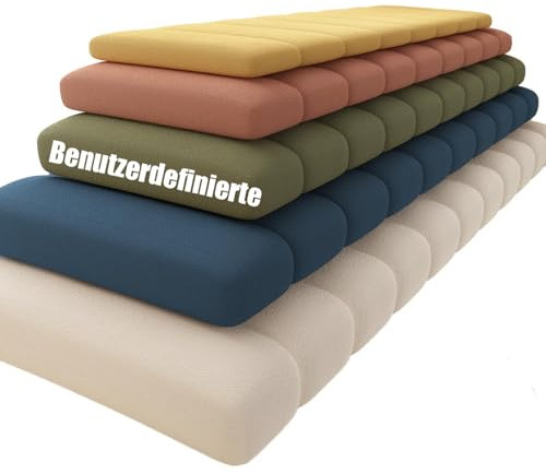 BFYYML Benutzerdefiniertes Bankauflage Bankkissen,Samt-Fenstersitzkissen Wasserdichtes Rutschfestes Möbelkissen Mit Reißverschluss Abnehmbar(Nach Maß Größe)