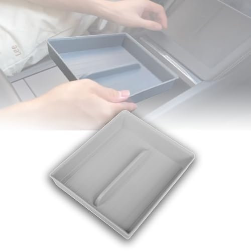 JSUDQR Center Console Organizer Tray For Tesla Model 3 Highland 2024/2025 TPE Console Storage Accessories for Tesla