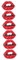 SAFIGLE 6 Stk rote Lippenbrosche Accessoires für Mädchen Kleidung Brosche Frauen Brosche Schal Brosche trachtenbrosche ideas Stift Anstecknadel für Rucksäcke Zinklegierung