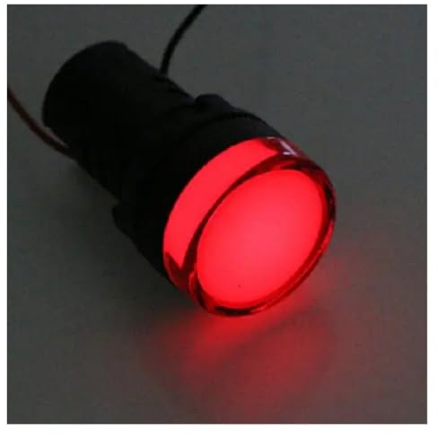 1PCS Indicator AD16-22DS 12V 24V 110V 220V Red/Green/Huang/Blue/White Indicator Lights(Red,220V)