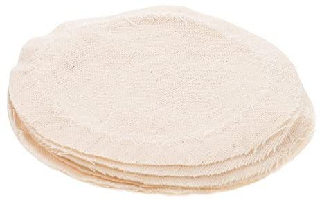 Housoutil 20 Piezas Filtro De Cafe Paño De Filtro De Café ¿filtro De Café? Paño Para Sifón Filtros De Sifón Colador De Cafe Café Con Sifón Tela Filtrante De Repuesto Cafetera Algodón Beige
