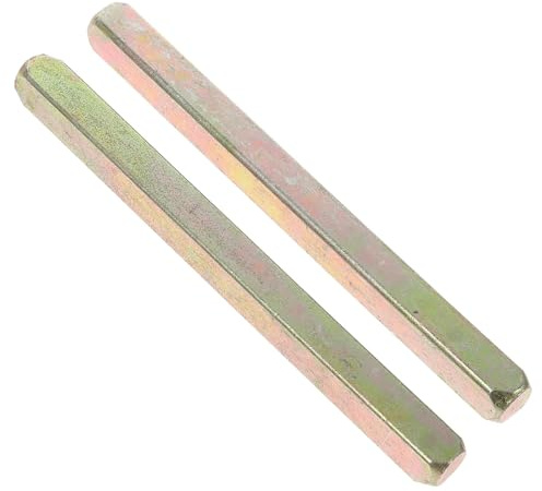 TopHomer Barra in UPVC per finestre e maniglia della porta, 8 mm x 120 mm, barra quadrata di ricambio per maniglie delle porte