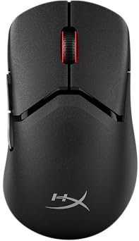 HyperX Pulsefire Saga Pro Wireless Gaming Mouse – 4K Wireless Polling, 2.4GHz e Bluetooth, design modulare con 16 regolazioni, durata della batteria 90h, 72g Ultraleggero, software NGENUITY, NVIDIA