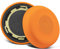 SOULWIT Earpads Replacement for Jabra Evolve 75(75UC 75MS 75SE) Stereo Wireless Bluetooth Headset, Ear Pads Cushions with Soft Protein Leather, High-Density Noise Isolation Foam - Orange