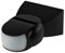 Kanlux ALER-N Black Outdoor PIR Motion Sensor | IP65 Waterproof | Wall Mount | 12m Range | Motion Detector for Security Lights | Infrared Sensor | Energy Saving | Model N-B | 37363