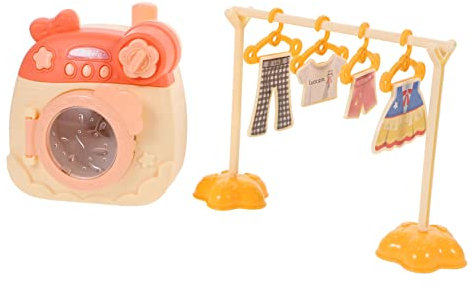 INOOMP Lavadora De Juguete De Plástico Minilavadora De Simulación Juguete para Aprender